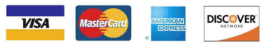 visa master card discover and american express